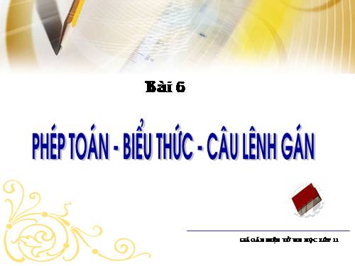 Bài 6 tin học 11