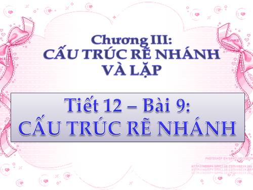 Cấu trúc rẽ nhánh  _hay_tuyệt vời