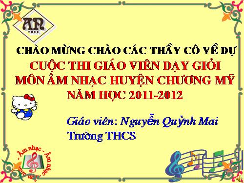 bài thi gv giỏi môn ÂM Nhạc chuẩn