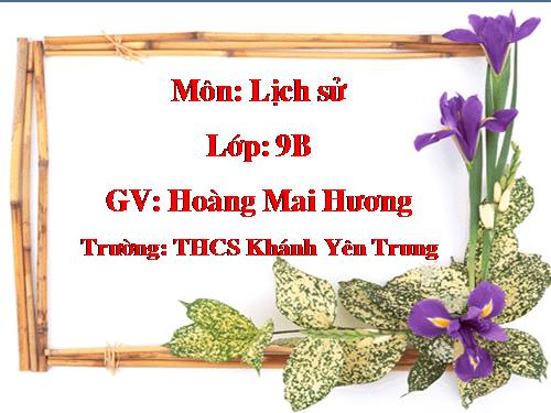 Bài 23. Tổng khởi nghĩa tháng Tám năm 1945 và sự thành lập nước Việt Nam Dân chủ Cộng hoà