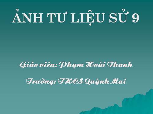 Ảnh TL về chiến tranh ở VN