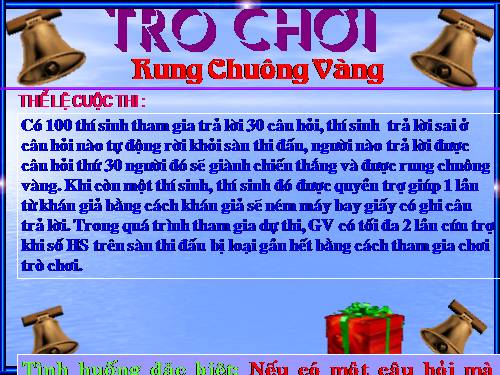 Tro choi rung chuong vang Thong Nhat