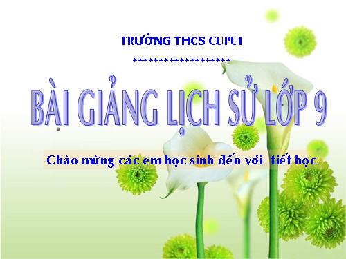 Bài 1. Liên Xô và các nước Đông Âu từ năm 1945 đến giữa những năm 70 của thế kỉ XX