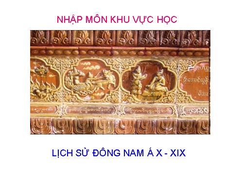 Bài 5. Các nước Đông Nam Á