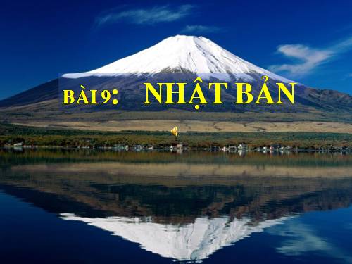 Bài 9. Nhật Bản