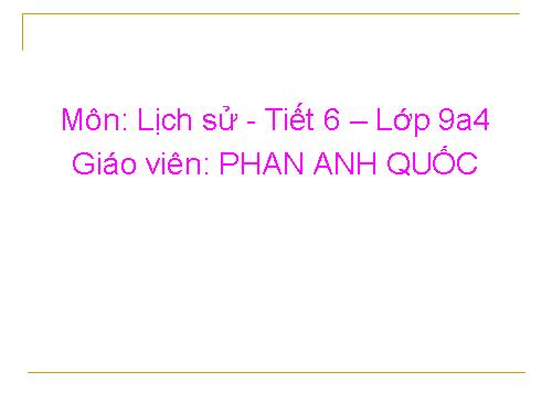 Bài 5. Các nước Đông Nam Á