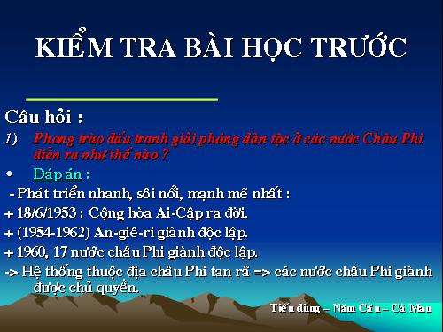 Bài 7. Các nước Mĩ La-tinh