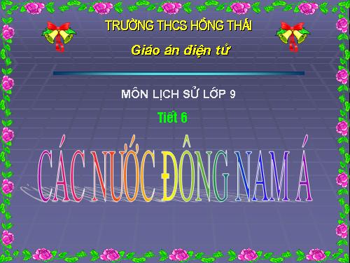 Bài 5. Các nước Đông Nam Á