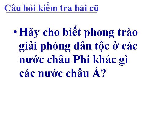 Bài 7. Các nước Mĩ La-tinh