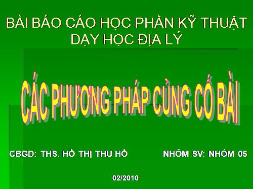 CACH CUNG CO BAI DAY