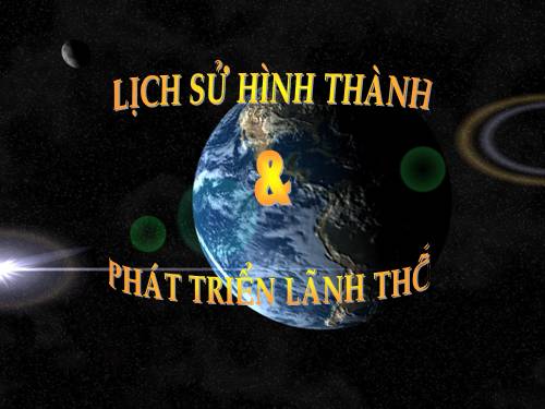 Lich su hinh thanh lanh tho