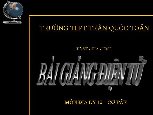 Địa lý ngành trồng trọt