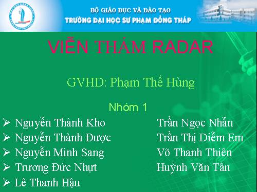 vệ tinh radar_viễn thám radar