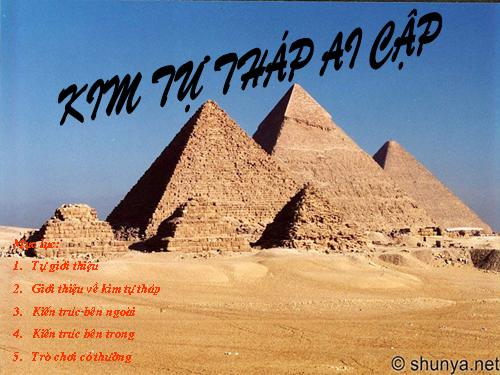 địa lý kim tự tháp ai cập cổ đại