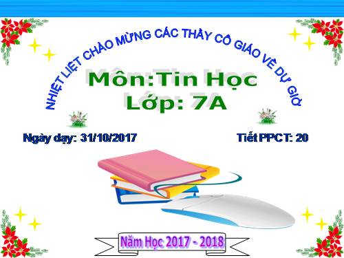 Bài thực hành 4. Bảng điểm của lớp em