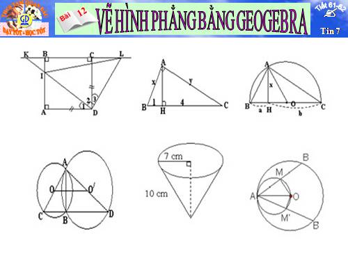 Bài đọc thêm 3. Học vẽ hình hình học động với GeoGebra