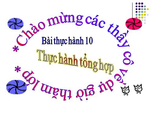 Bài thực hành 10. Thực hành tổng hợp