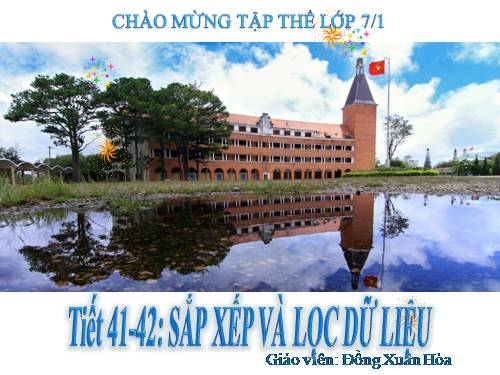 Bài 8. Sắp xếp và lọc dữ liệu