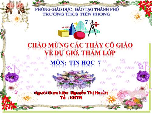 Bài 7. Trình bày và in trang tính