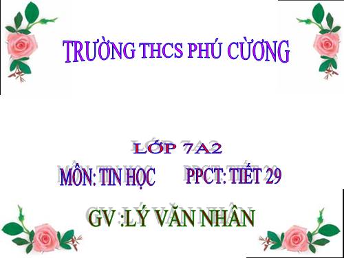 Bài 5. Thao tác với bảng tính