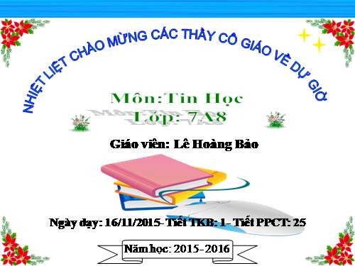 Bài 5. Thao tác với bảng tính