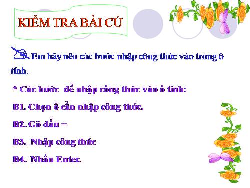 Bài 4. Sử dụng các hàm để tính toán