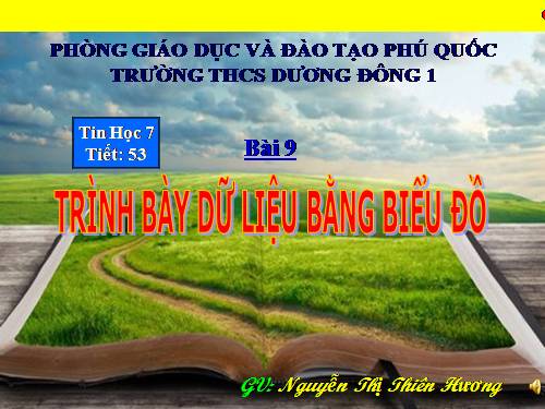 Bài 9. Trình bày dữ liệu bằng biểu đồ