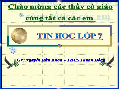 Bài 3. Thực hiện tính toán trên trang tính