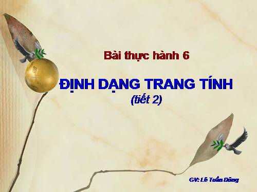 Bài thực hành 6. Trình bày bảng điểm lớp em