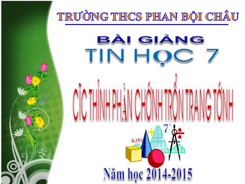 Bài 2. Các thành phần chính và dữ liệu trên trang tính