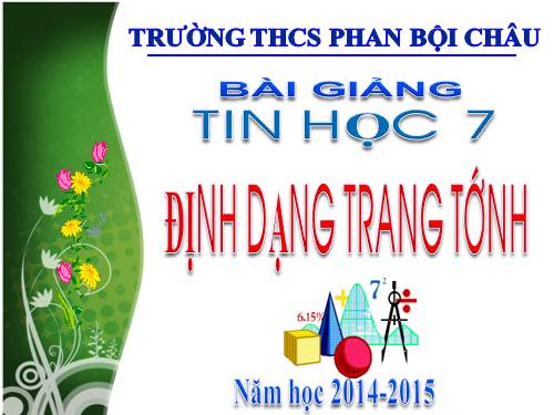 Bài 6. Định dạng trang tính