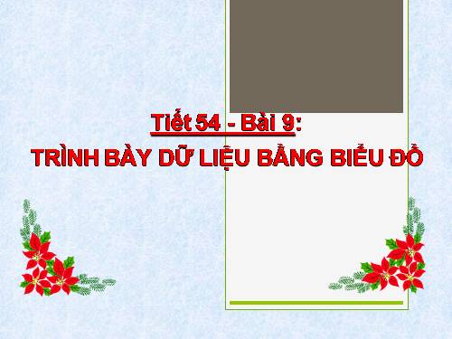 Bài 9. Trình bày dữ liệu bằng biểu đồ