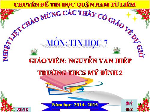 Bài 3. Thực hiện tính toán trên trang tính