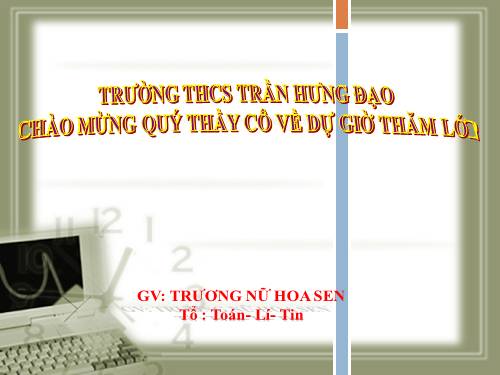 Bài 6. Định dạng trang tính