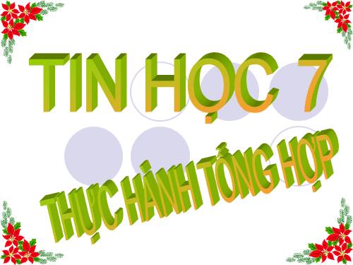 Bài thực hành 10. Thực hành tổng hợp