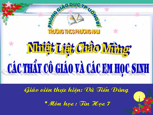 Bài 5. Thao tác với bảng tính