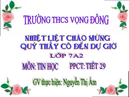 Bài thực hành 5. Chỉnh sửa trang tính của em