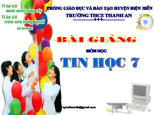 Bài 6. Định dạng trang tính