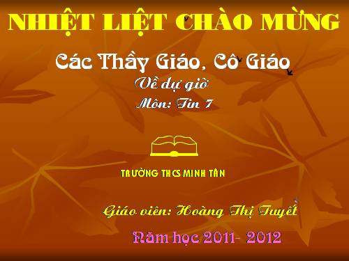 Bài 5. Thao tác với bảng tính