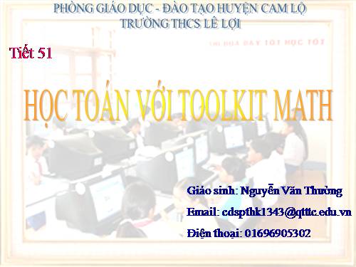 Bài đọc thêm 3. Học Toán với Toolkit Math