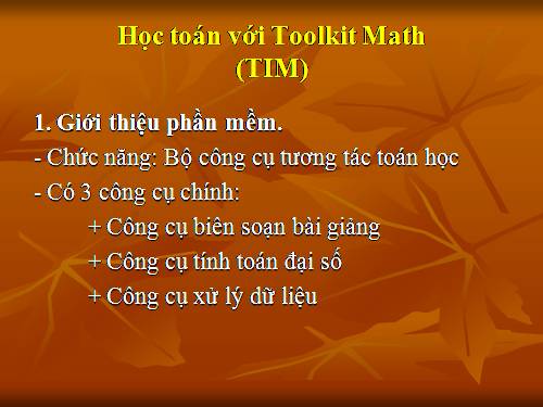 Bài đọc thêm 3. Học Toán với Toolkit Math