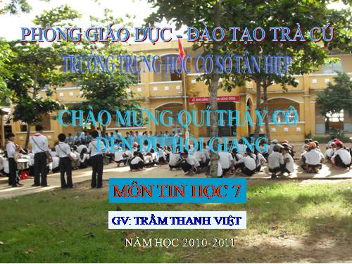 Bài 5. Thao tác với bảng tính