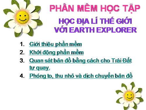 Bài đọc thêm 3. Học địa lí thế giới với Earth Explorer