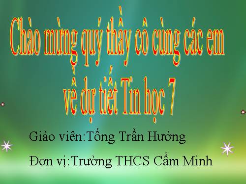 Bài 5. Thao tác với bảng tính