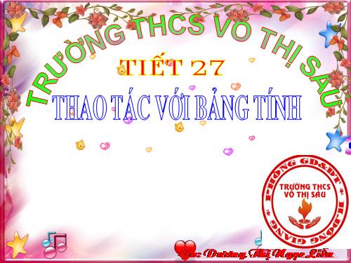 Bài 5. Thao tác với bảng tính