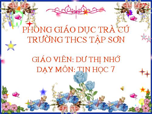 Bài 6. Định dạng trang tính