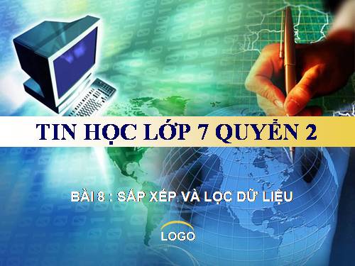 Bài 8. Sắp xếp và lọc dữ liệu