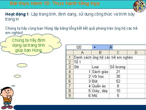 Bài thực hành 10. Thực hành tổng hợp