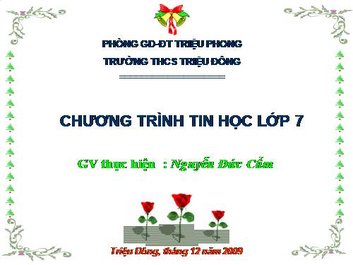 Bài 6. Định dạng trang tính