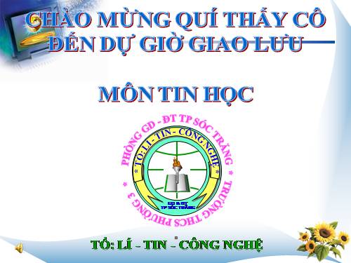 Bài 5. Thao tác với bảng tính